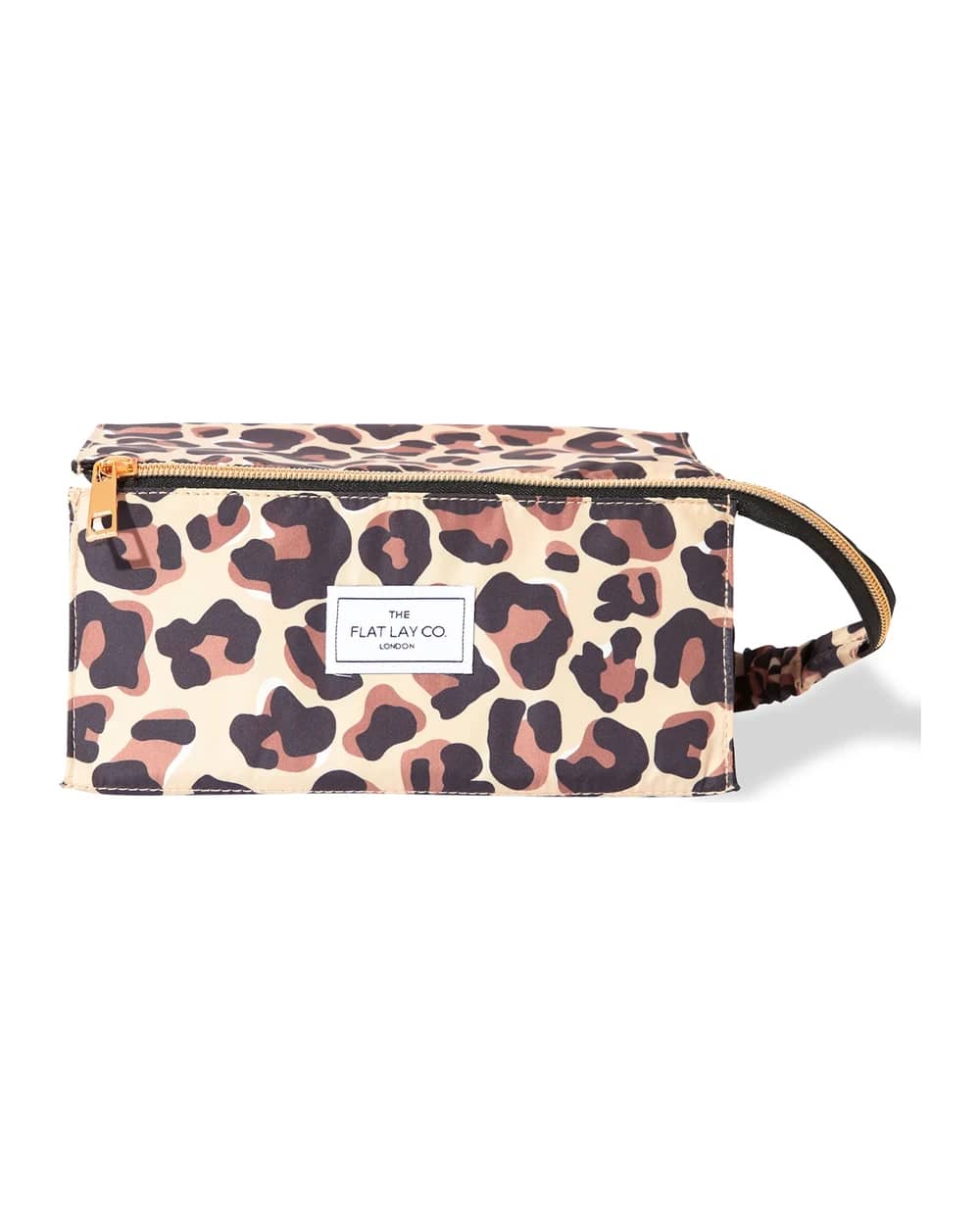 The Flat Lay Co. Open Flat Box Bag - Leopard Print