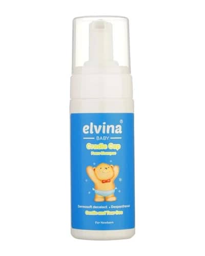 فوم شستشو پوسته های چرب سر نوزاد الوینا 150ml
