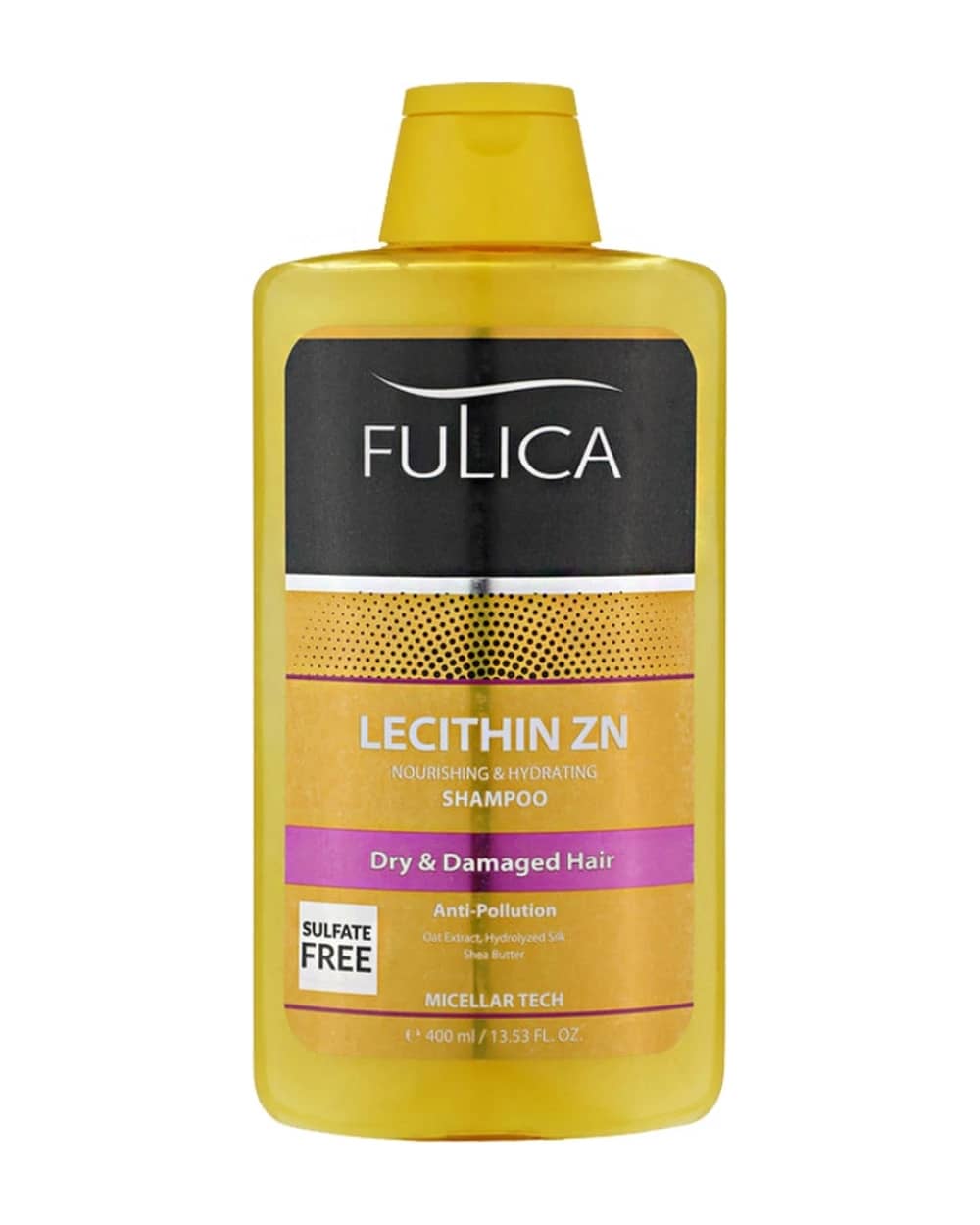 شامپو فاقد سولفات فولیکا مناسب مو خشک و آسیب دیده 400ml