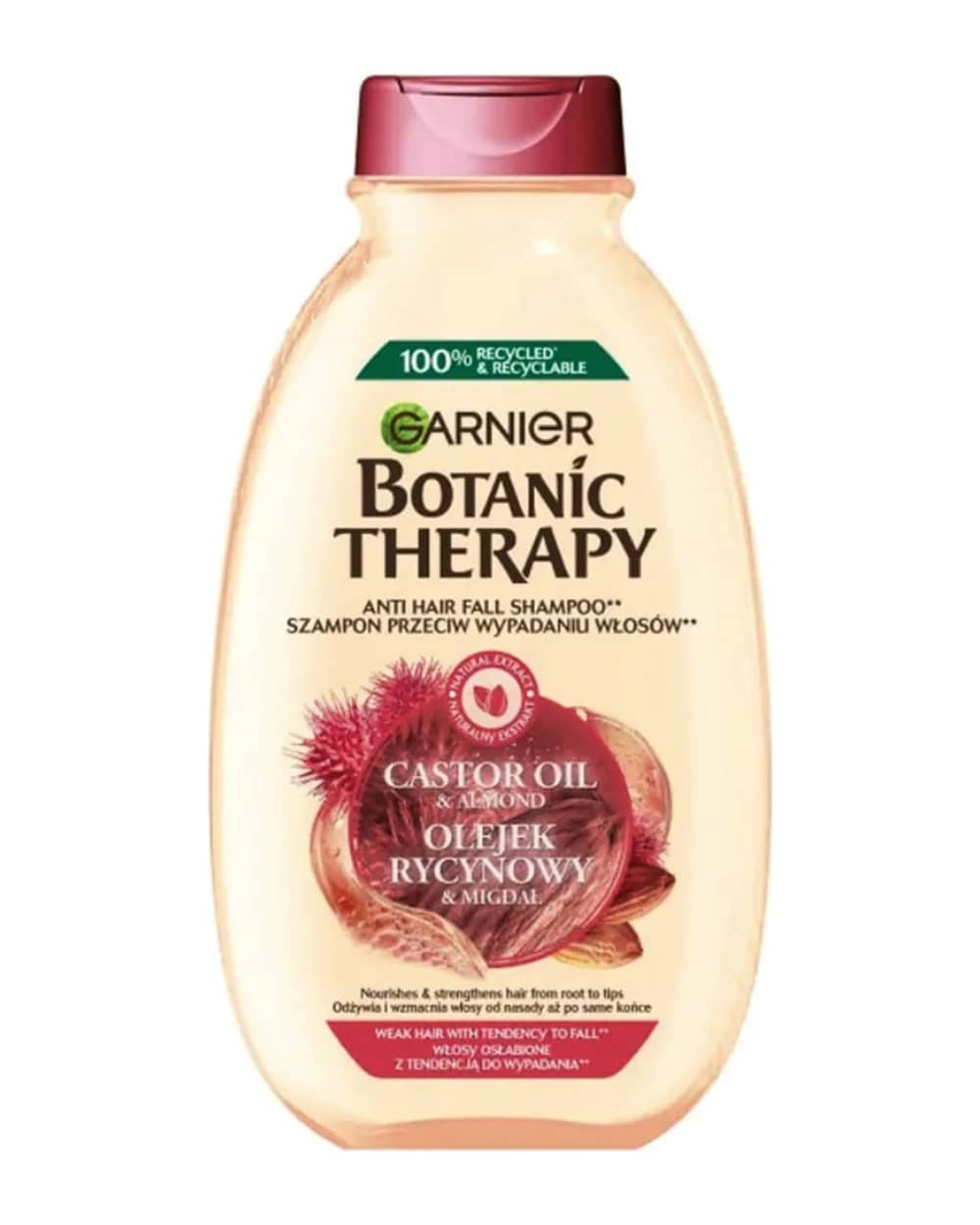 شامپو ضد ریزش گارنیه روغن کرچک Botanic Therapy