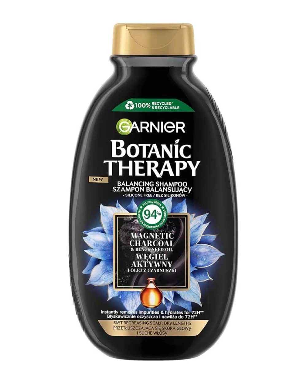 شامپو پوست سر چرب و مو خشک Botanic Therapy گارنیه 400ml