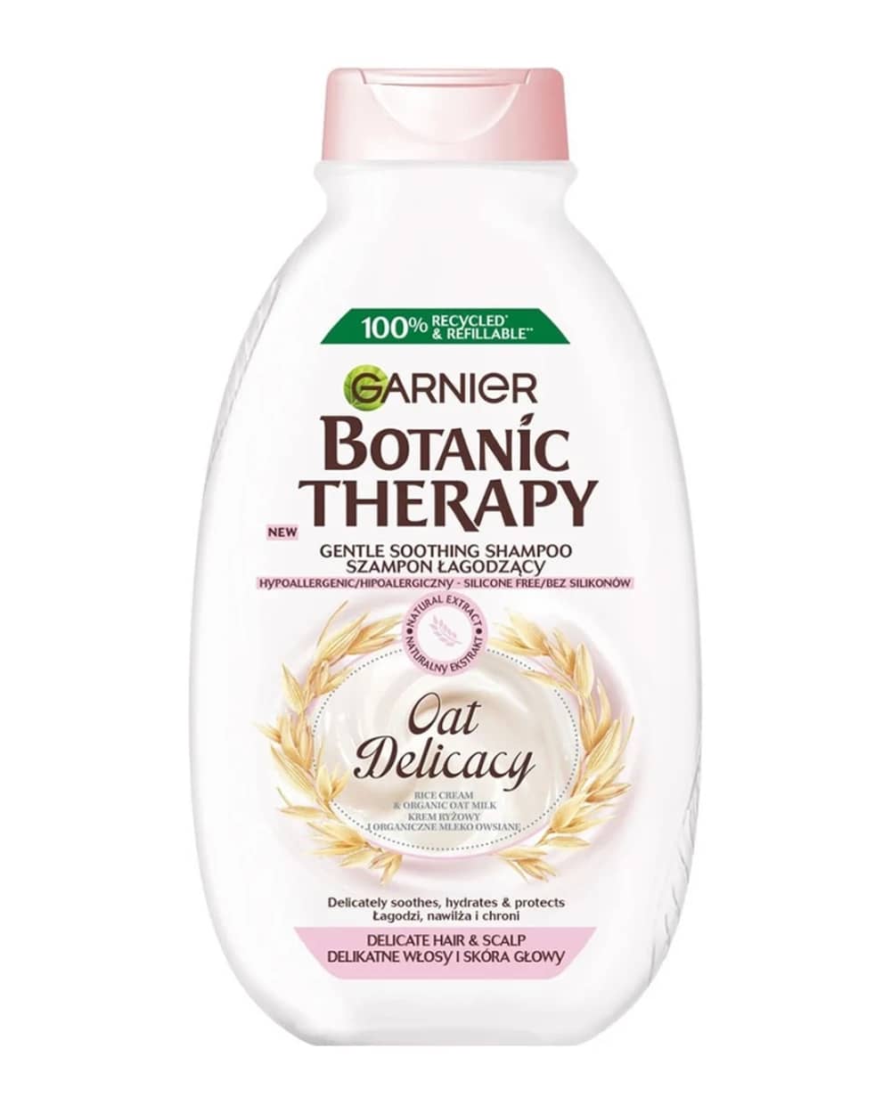 شامپو پوست سر حساس گارنیه شیر جو دوسر Botanic Therapy