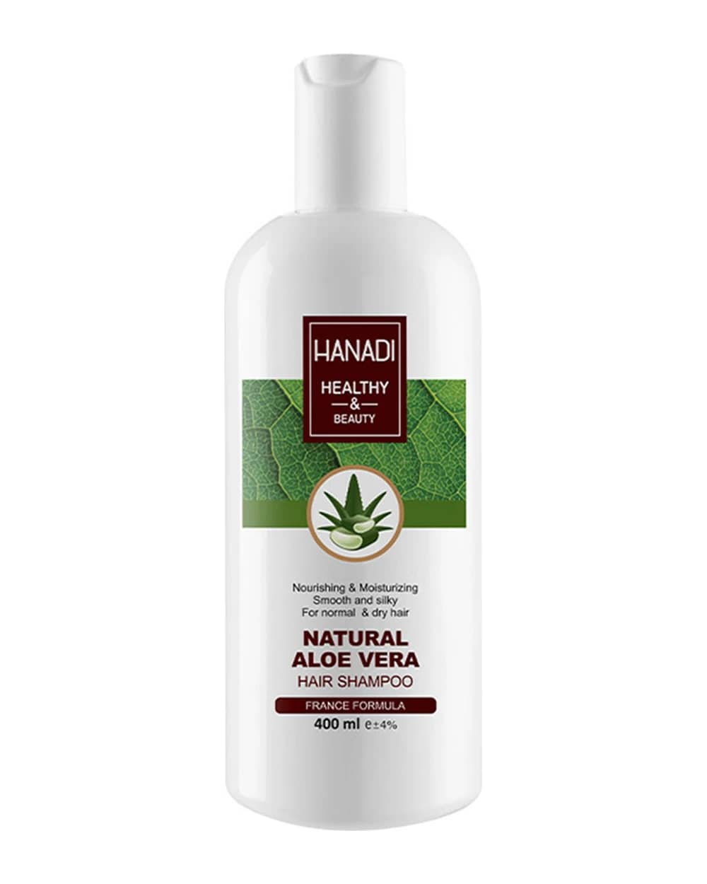 شامپو آبرسان موهای نرمال و خشک عصاره آلوئه ورا هانادی 400ml