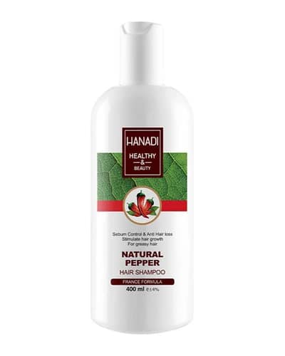 شامپو موهای چرب عصاره فلفل هانادی 400ml
