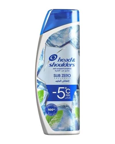 شامپو ضد شوره و خنک کننده Sub Zero هد اند شولدرز 400ml
