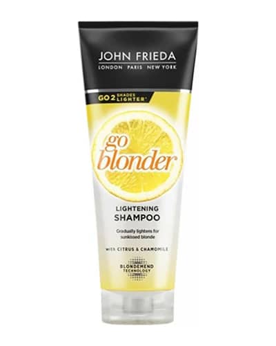 شامپو روشن و درخشان کننده موهای بلوند go blonder جان فریدا 250ml