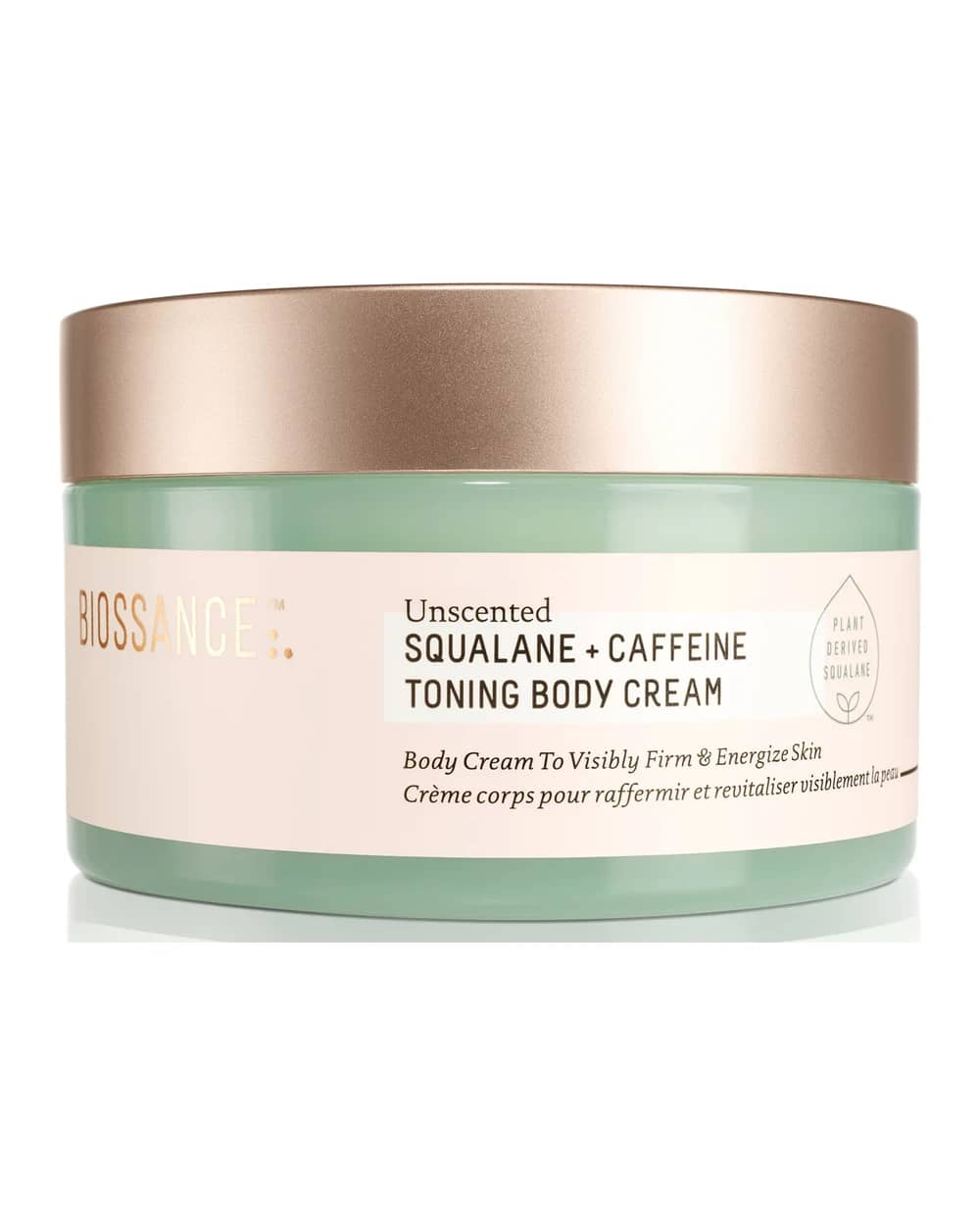 Biossance Squalane and Caffeine Toning Body Cream - Unscented 200ml