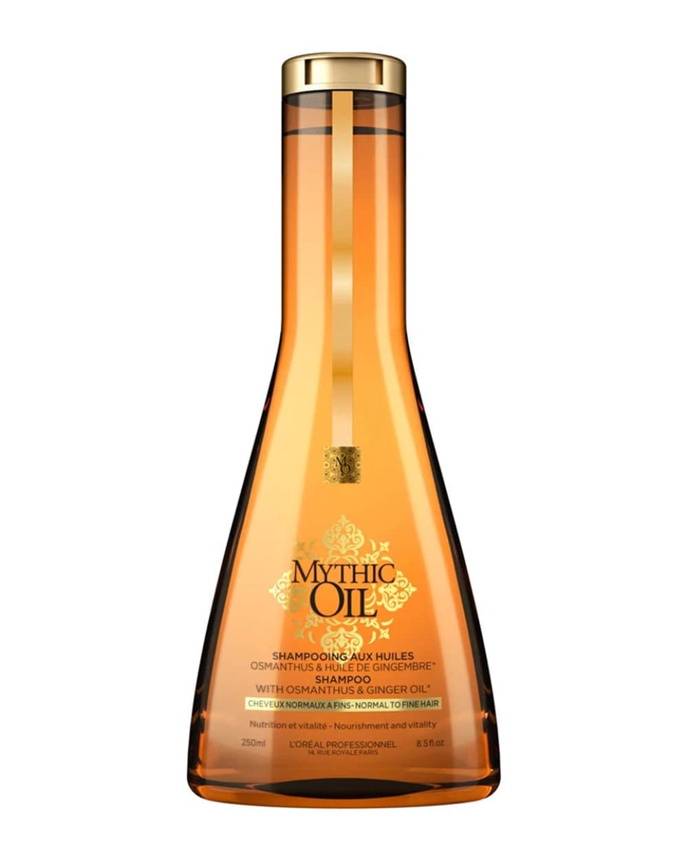 شامپو مغذی موهای نرمال و نازک Mythic Oil لورال 250ml