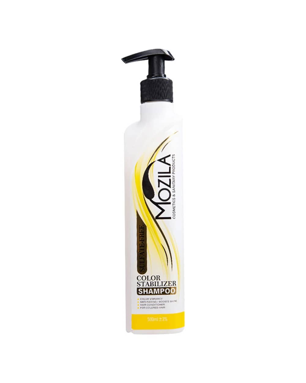 شامپو فاقد سولفات تثبیت کننده رنگ مو موزیلا 500ml