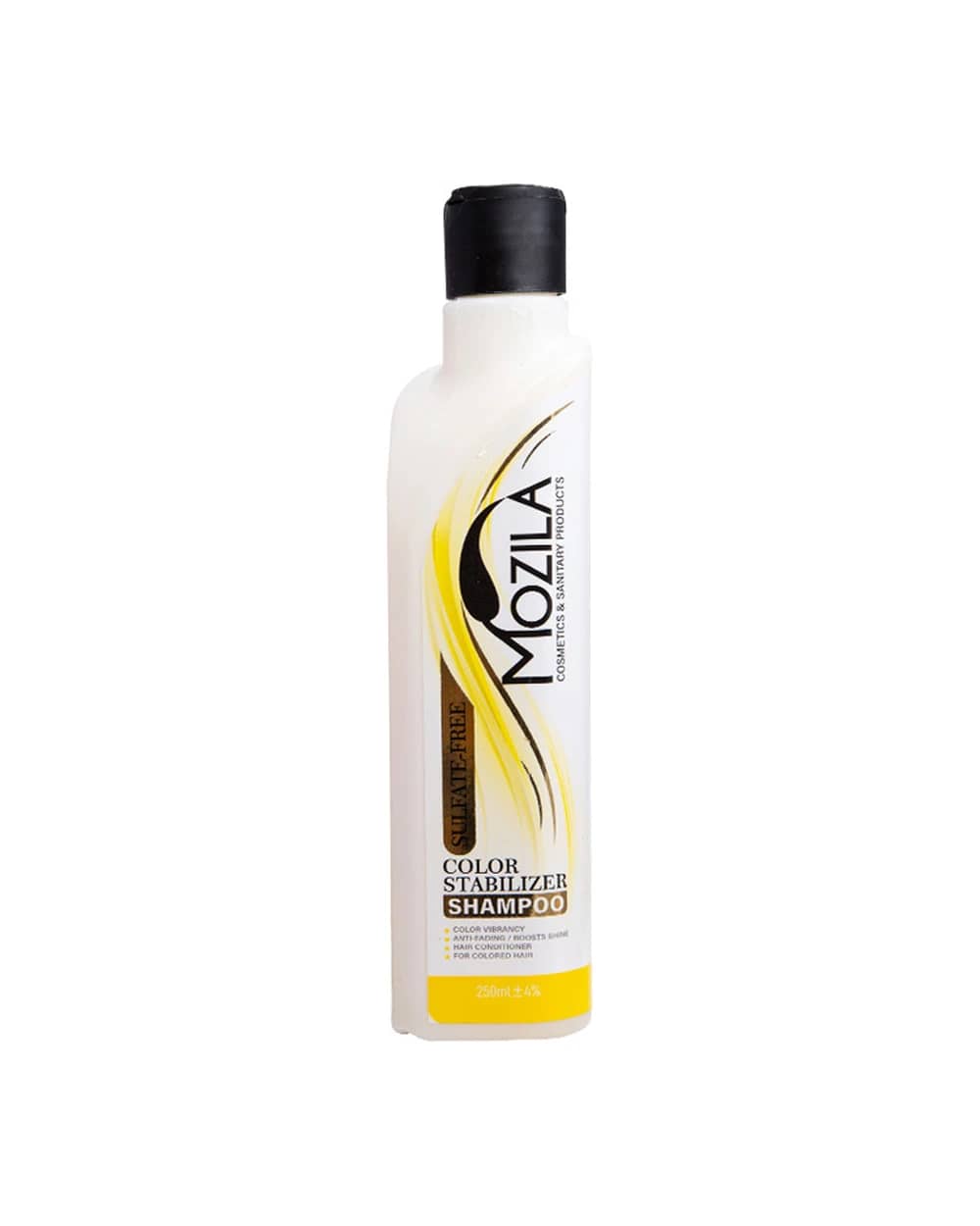 شامپو فاقد سولفات تثبیت کننده رنگ مو موزیلا 250ml