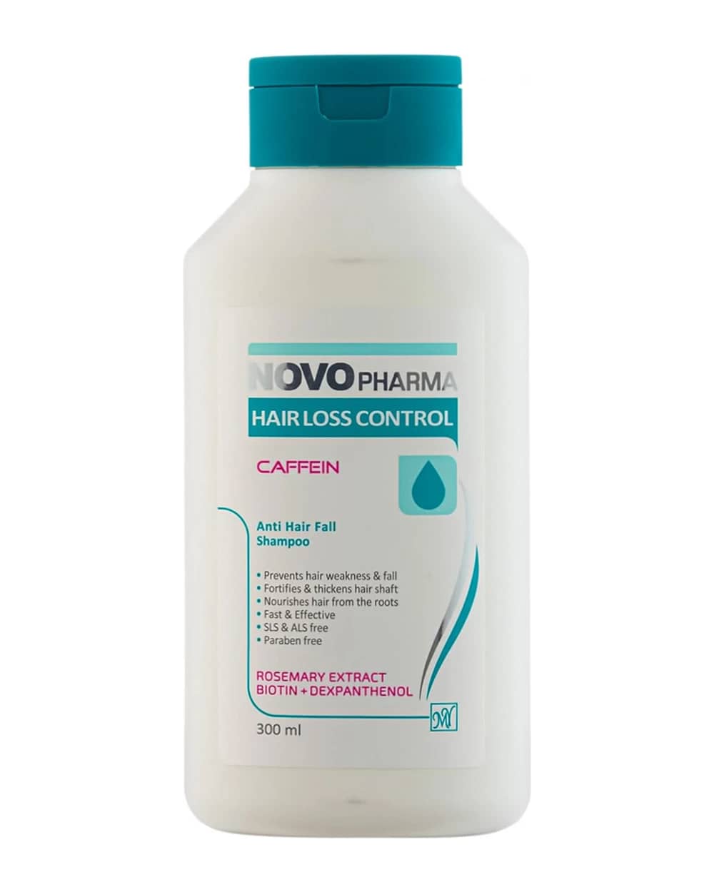 شامپو ضد ریزش حاوی کافئین Novo Pharma مای 300ml