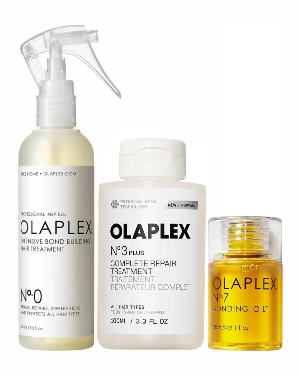 Olaplex Bundle - No.0, No.3, No.7