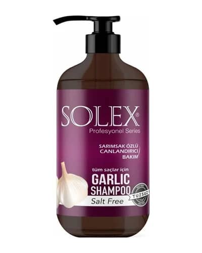 شامپو فاقد نمک حاوی عصاره سیر سولکس 1000ml
