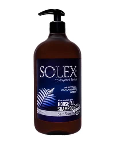 شامپو فاقد نمک حاوی عصاره دم اسبی سولکس 1000ml