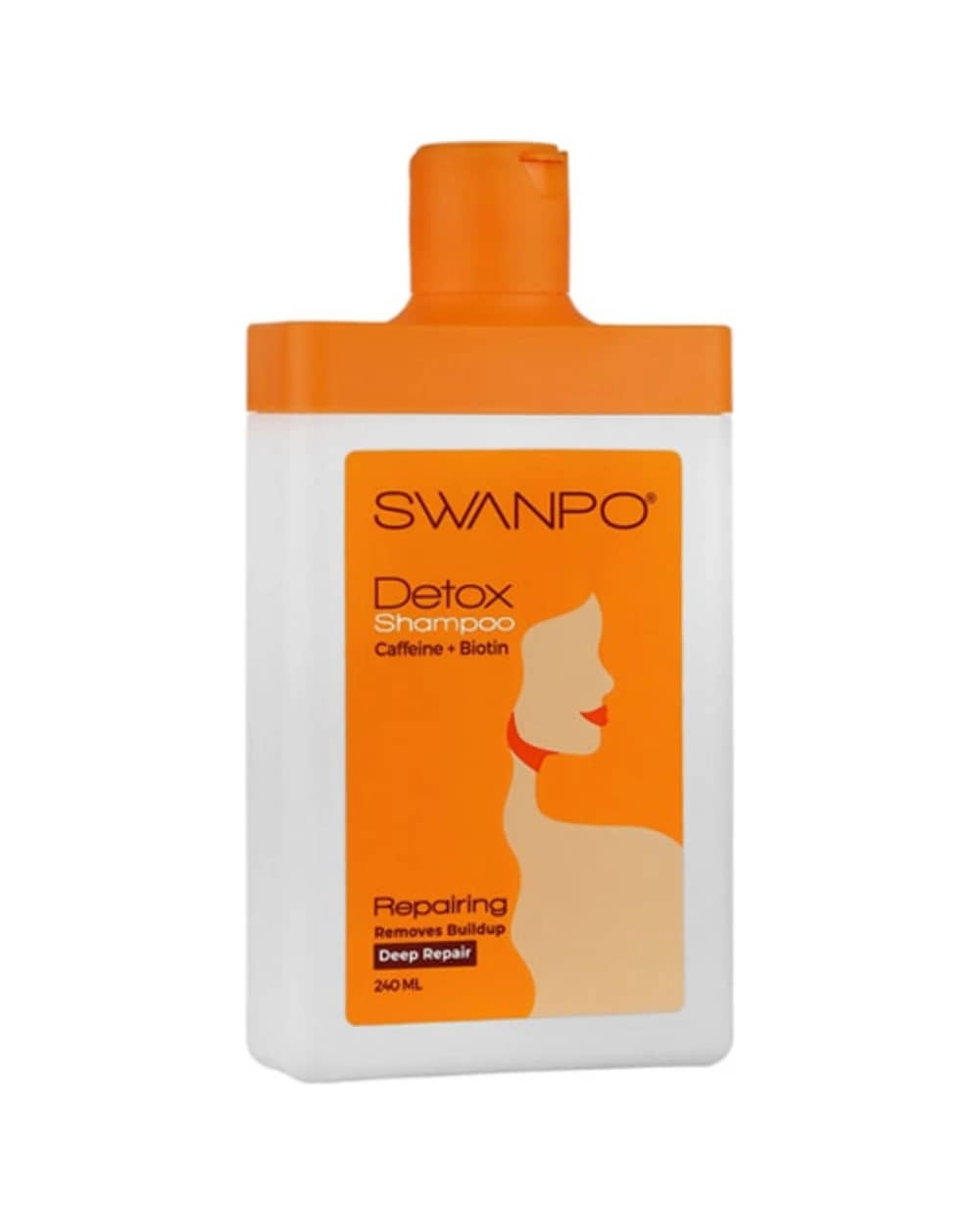 شامپو تقویت کننده سوآن پو کافئین و بیوتین 240ml