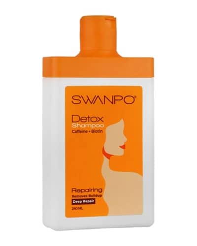 شامپو تقویت کننده سوآن پو کافئین و بیوتین 240ml