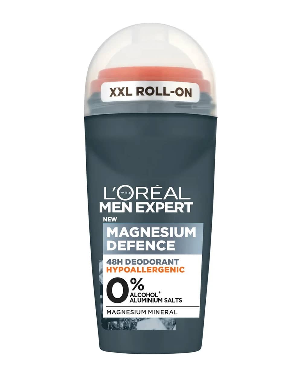 L'Oréal Paris Men Expert Magnesium Defence Deodorante Roll On Ipoallergenico con Protezione 48H 50 ml