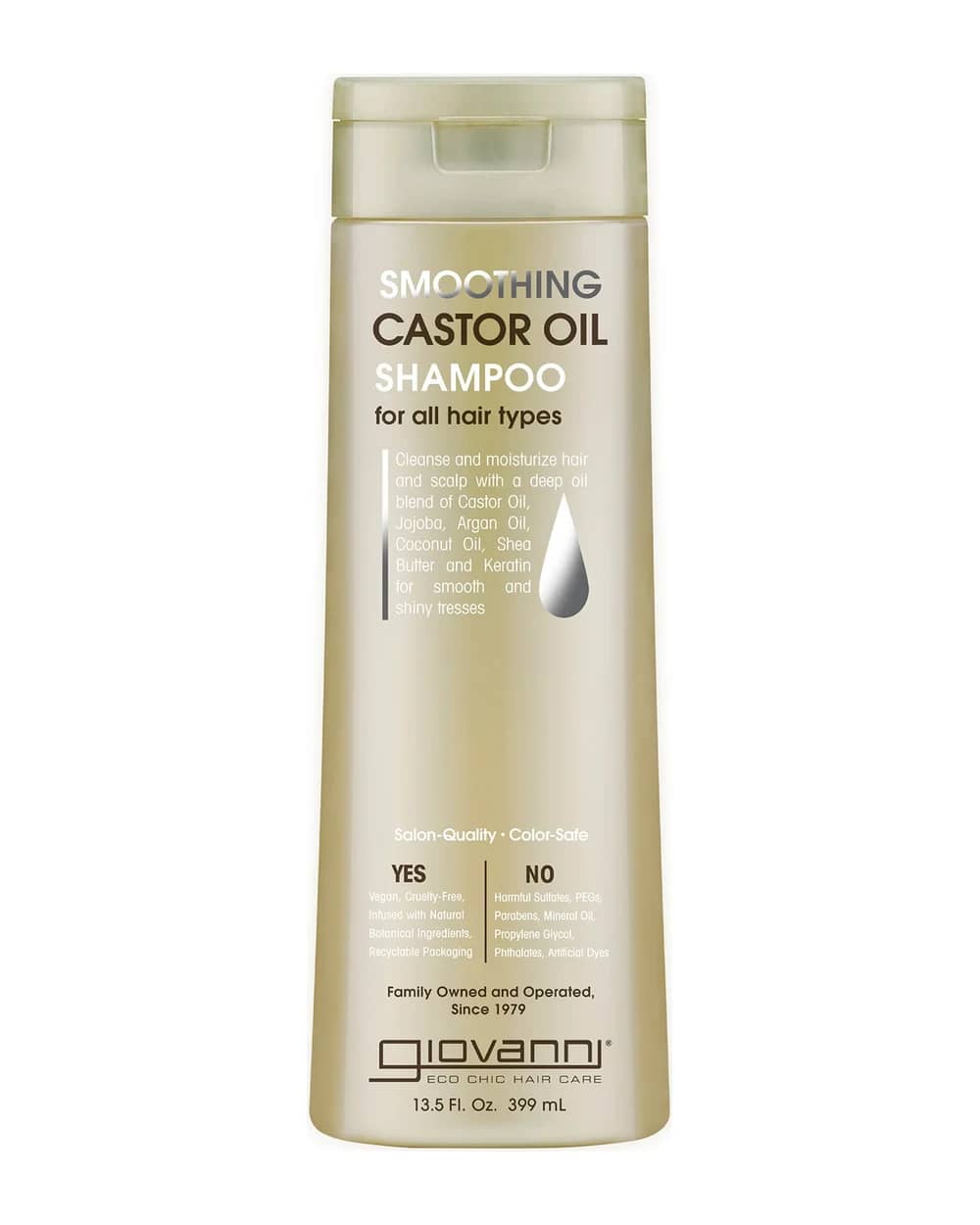 Giovanni Shampoo Lisciante all'Olio di Ricino 399 ml