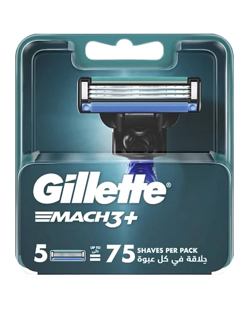 تیغ یدک ژیلت 3 تیغه 5 عددی Mach 3 Plus