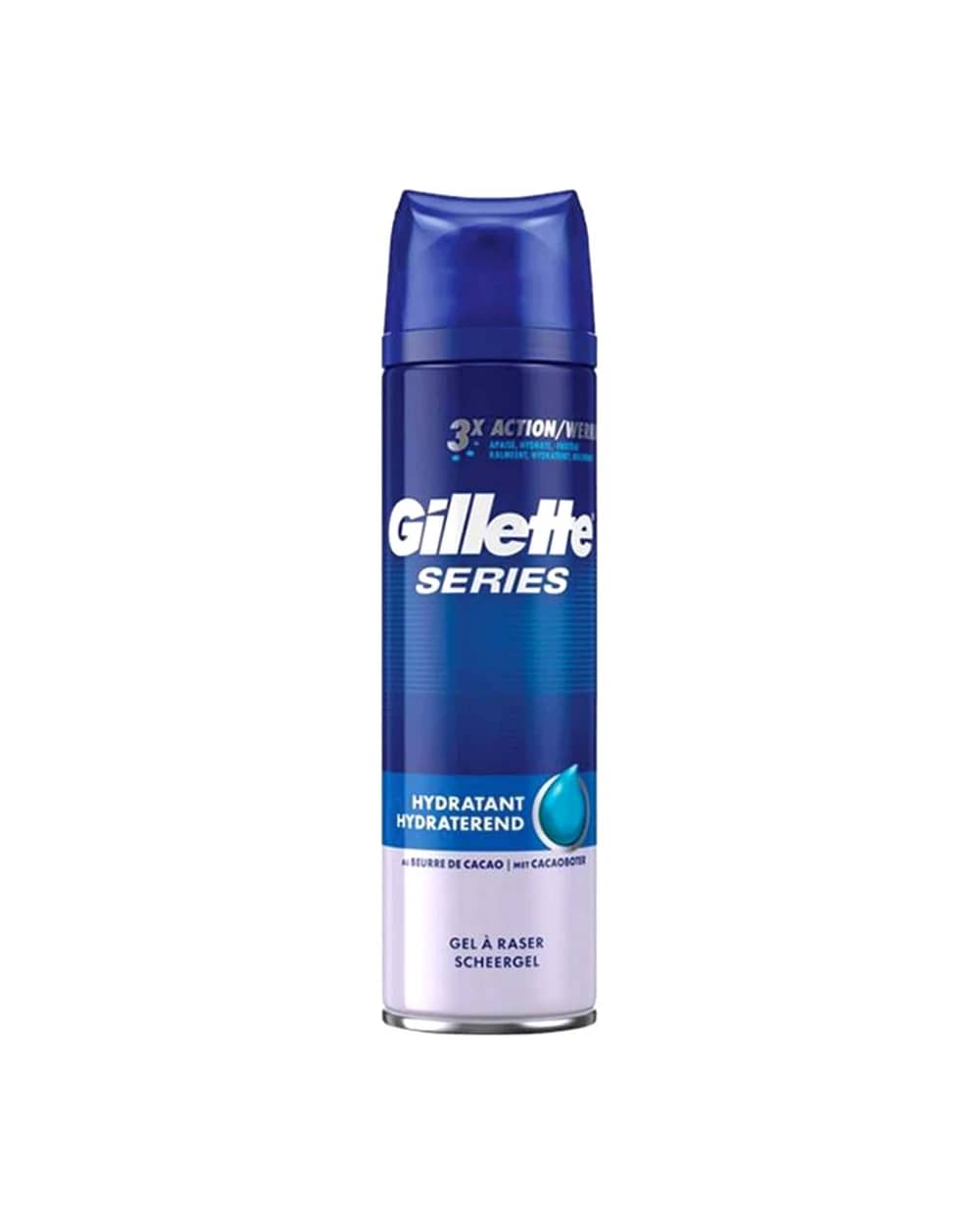 ژل اصلاح آبرسان Series 3X Action ژیلت 200ml