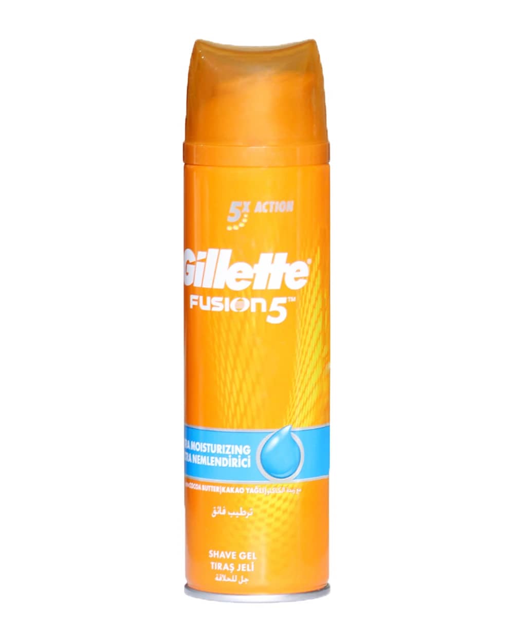 ژل اصلاح مرطوب کننده پوست Fusion5 ژیلت 200ml