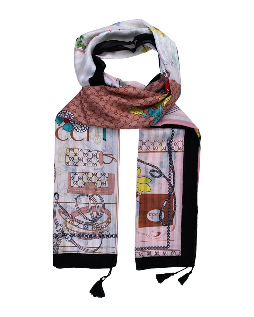 شال طرح دار کد 26016