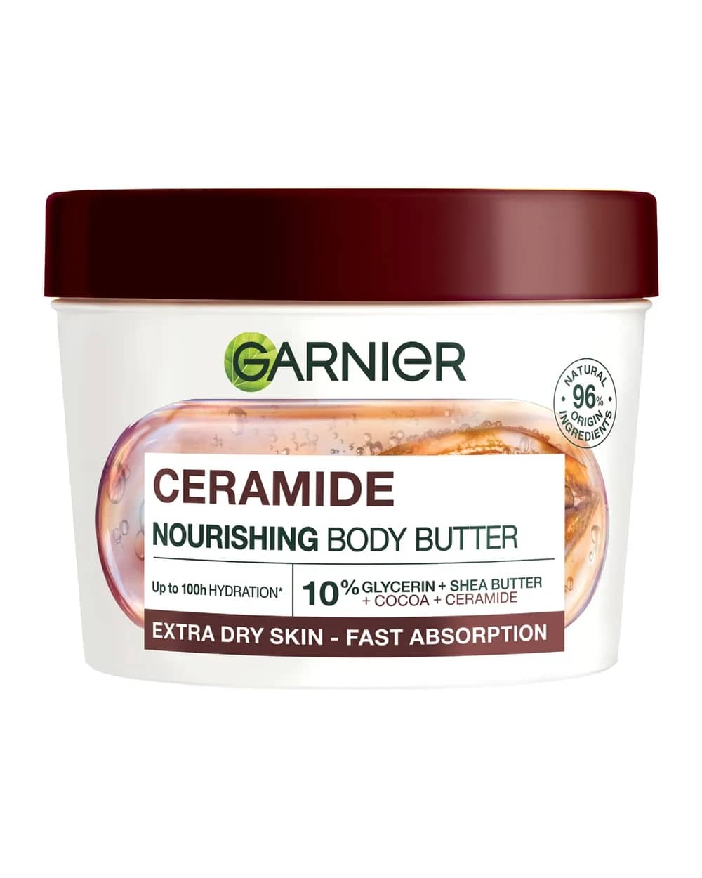 Garnier Body Superfood Burro Corpo Riparatore, Cacao e Ceramidi 380 ml