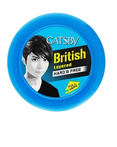 واکس مو British Hard & Free گتسبی 75gr