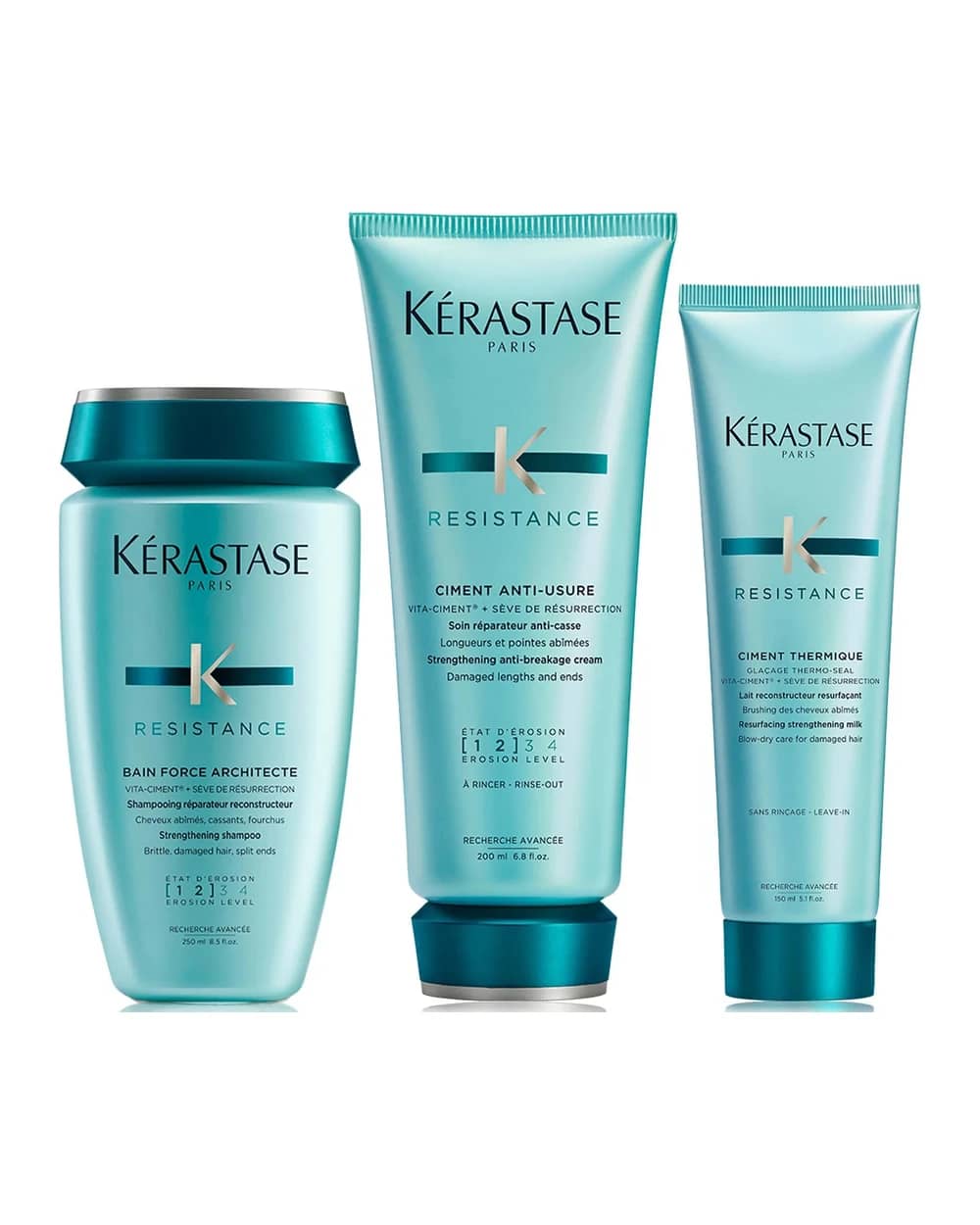 Kérastase Resistance Strengthening Trio For Fine to Medium Hair