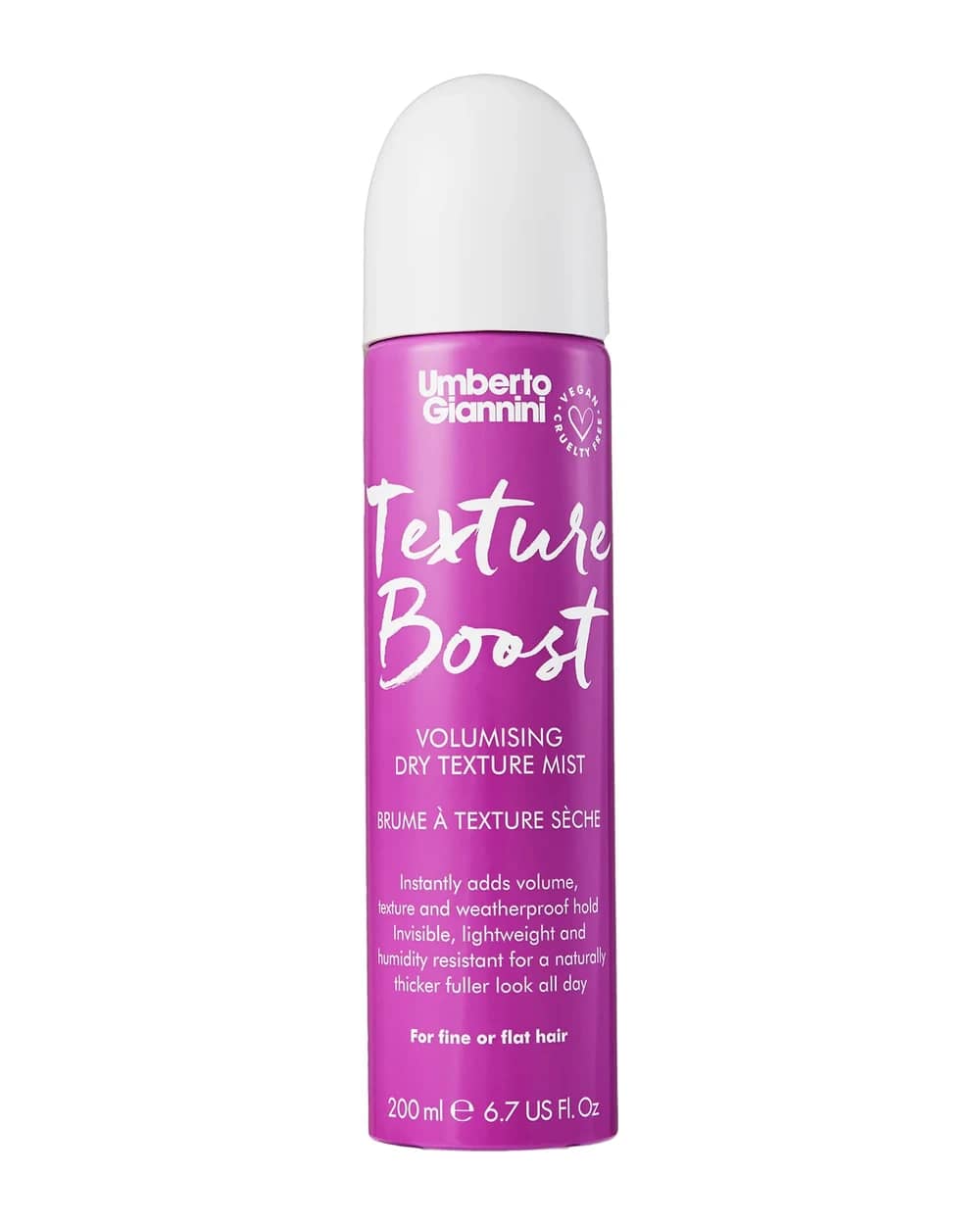 Umberto Giannini Texture Boost Volumising spray con texture secca 200 ml