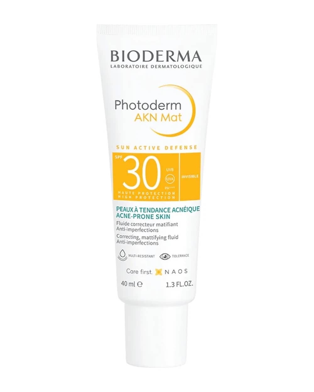 فلوئید ضد آفتاب بی رنگ Photoderm AKN Mat SPF30 بایودرما 40ml