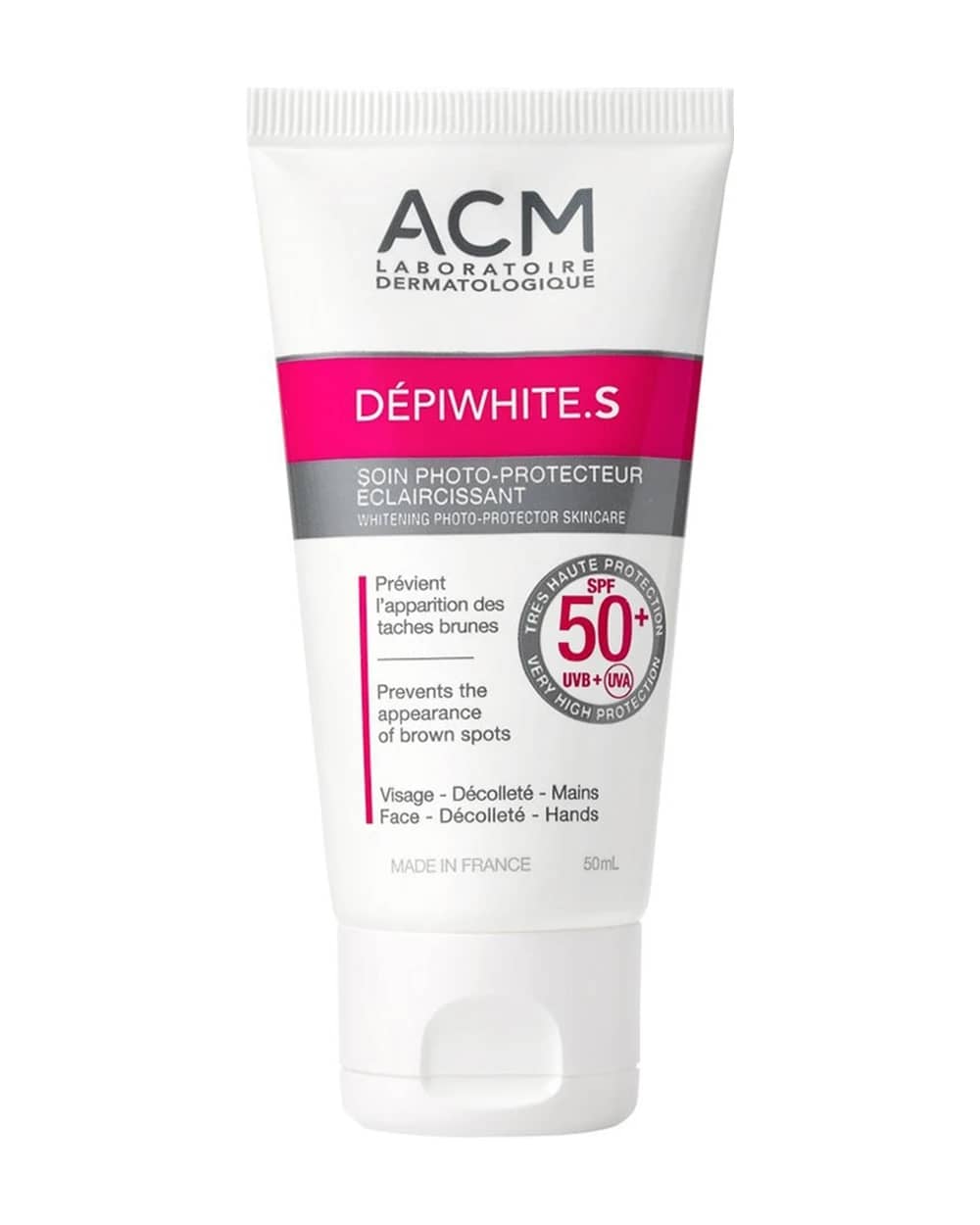 کرم ضد آفتاب و ضد لک دپی وایت اس SPF50 ای سی ام 40ml