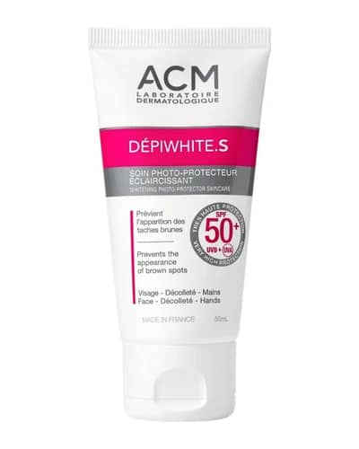 کرم ضد آفتاب و ضد لک دپی وایت اس SPF50 ای سی ام 40ml