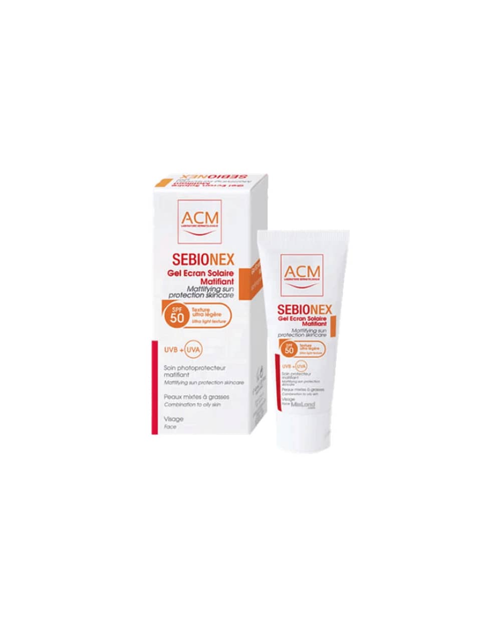 ژل ضد آفتاب SPF50 سبیونکس ای سی ام 40ml