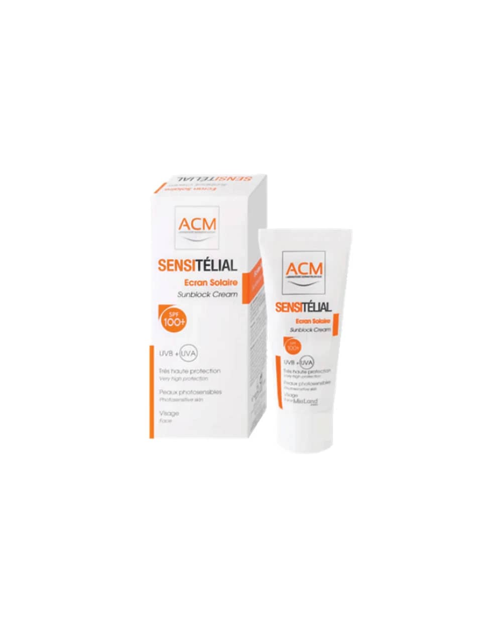کرم ضد آفتاب 100 SPF بی رنگ سن سی تلیال ای سی ام 40ml