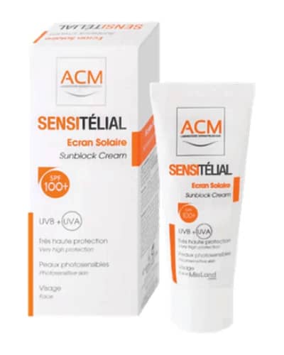 کرم ضد آفتاب 100 SPF بی رنگ سن سی تلیال ای سی ام 40ml