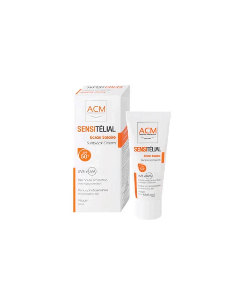 کرم ضد آفتاب SPF50 بی رنگ سن سی تلیال ای سی ام 40ml