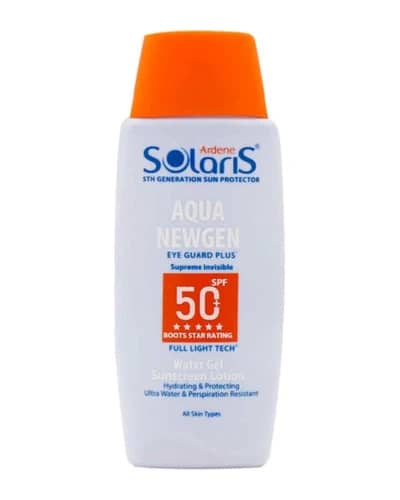 لوسیون ضد آفتاب آبی آردن سولاریس آکوا نیوژن SPF50