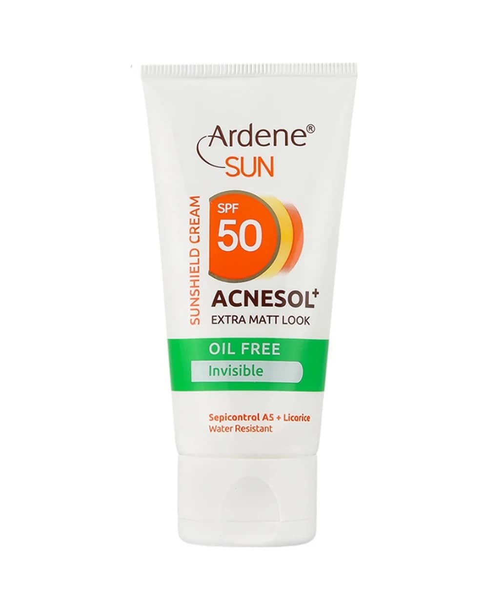کرم ضد آفتاب بی رنگ Acnesol SPF50 آردن سان 50ml