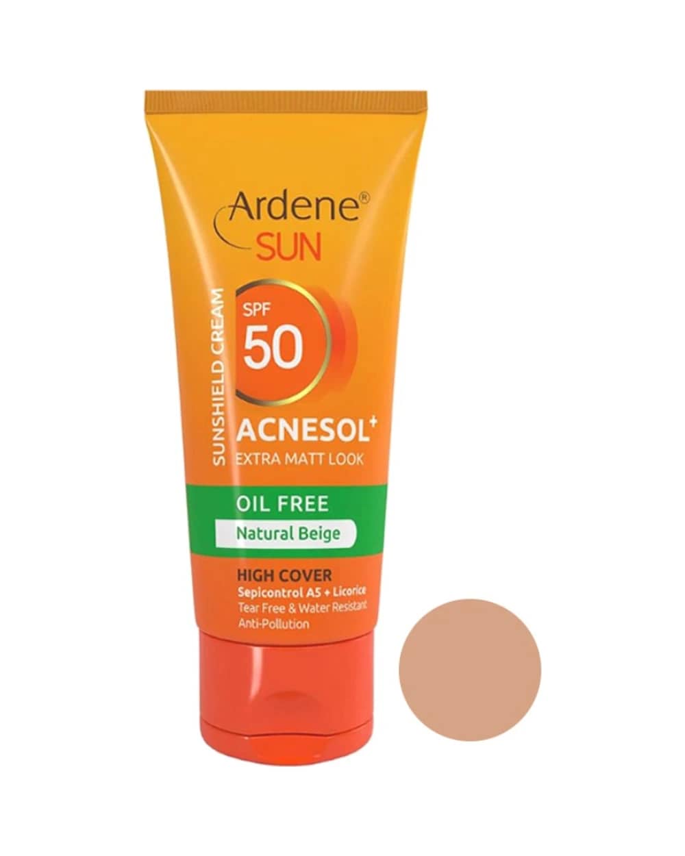 کرم ضد آفتاب رنگی SPF50 Acnesol آردن سان
