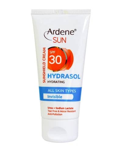 کرم ضد آفتاب بی رنگ Hydrasol SPF30 آردن سان 50ml