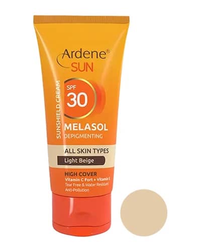 کرم ضد آفتاب ضد لک رنگی SPF30 Melasol آردن سان