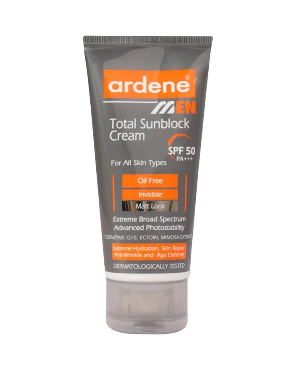 کرم ضد آفتاب آقایان آردن spf50 فاقد چربی 50ml