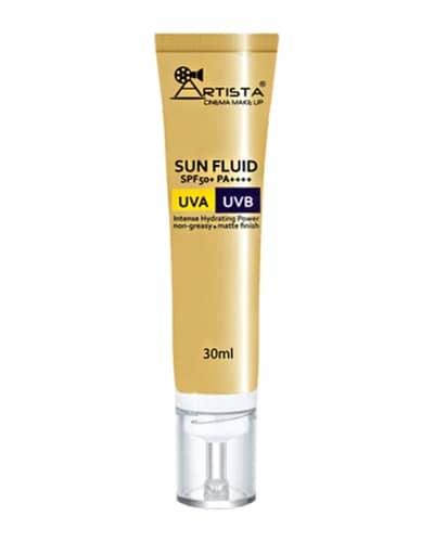 ضد آفتاب فلوئید spf50 آرتیستا 30ml