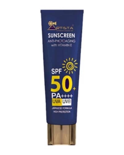 ضد آفتاب آرتیستا spf50 ضد چروک 8gr