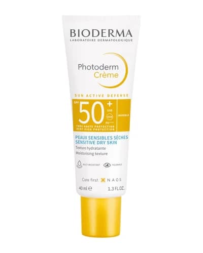 کرم ضد آفتاب بی رنگ Photoderm Creme SPF50 بایودرما 40ml
