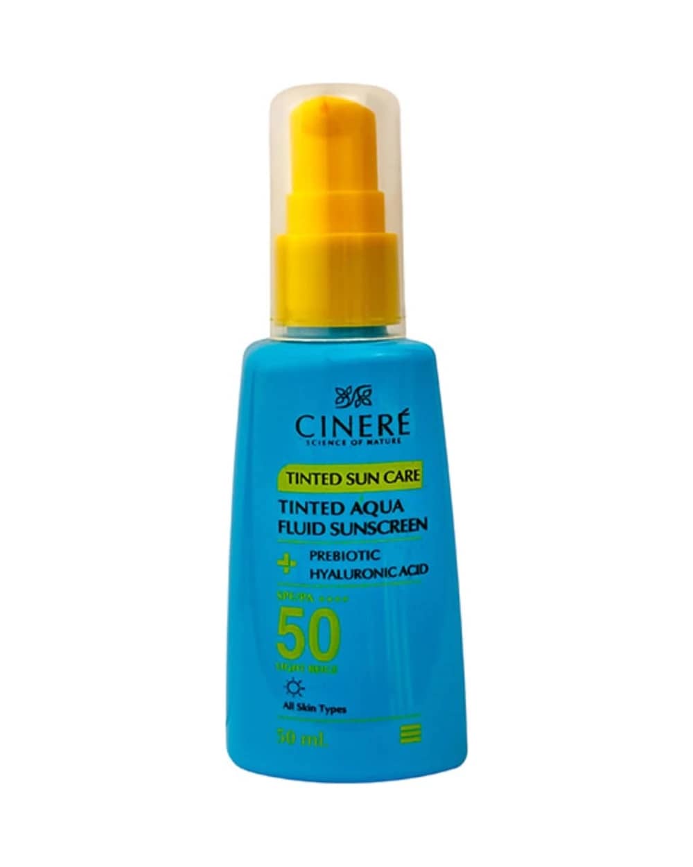 ضد آفتاب فلوئید رنگی SPF50 سینره