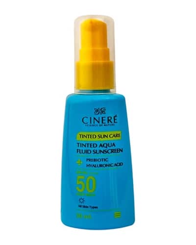 ضد آفتاب فلوئید رنگی SPF50 سینره