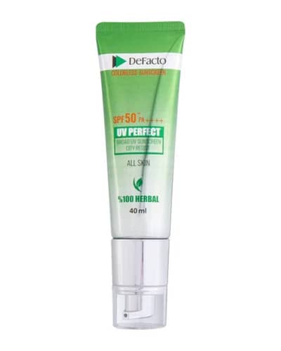 ضدآفتاب بی رنگ SPF50 دیفکتو انواع پوست 40ml