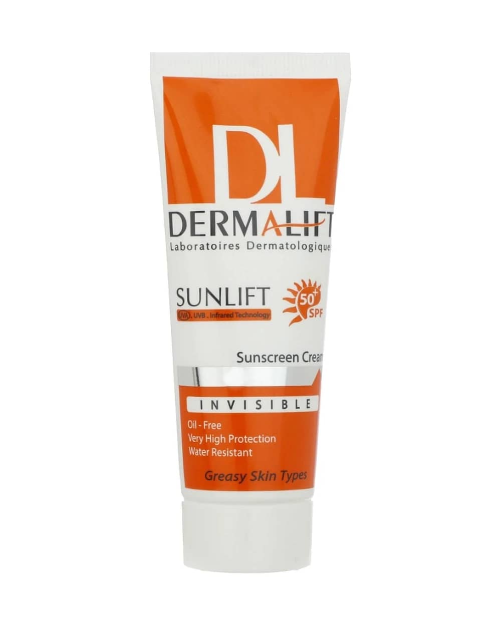 کرم ضدآفتاب درمالیفت SPF50 پوست چرب